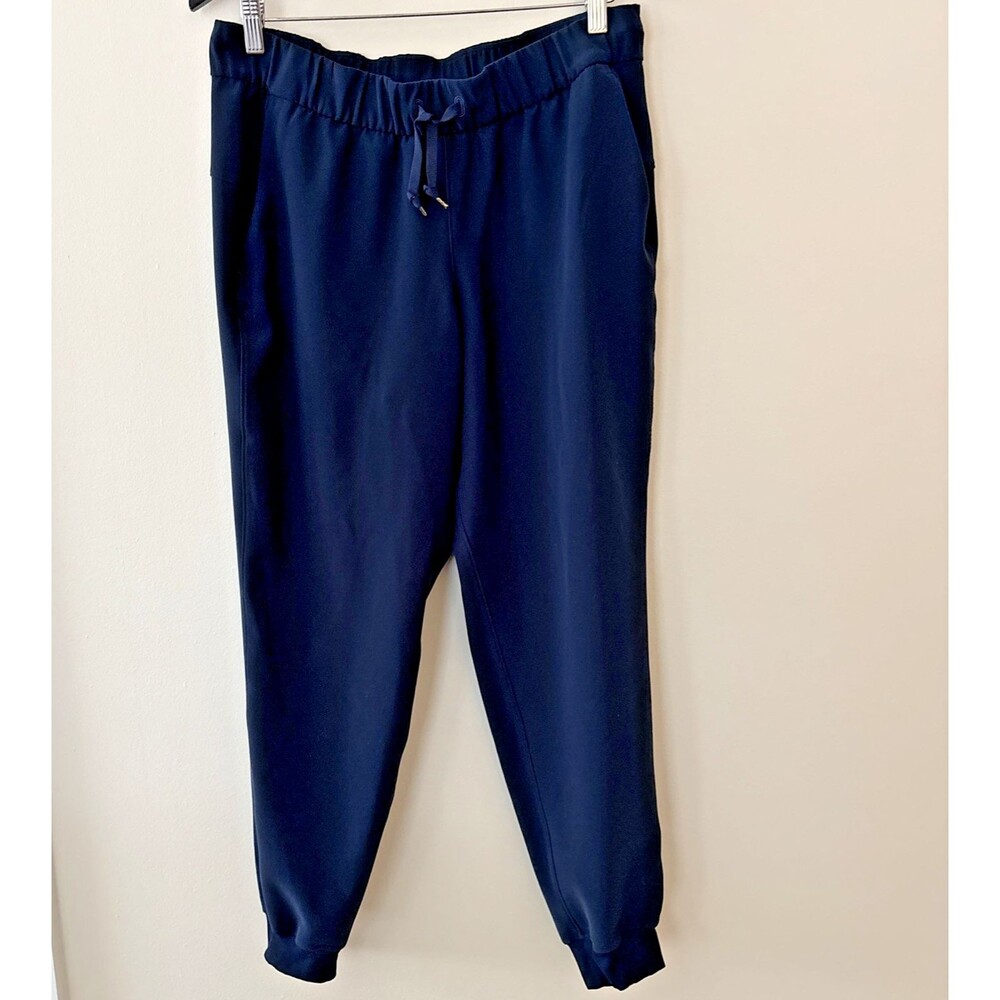 Lululemon On The Fly Jogger Blue Pockets Excellent Condition Size 10